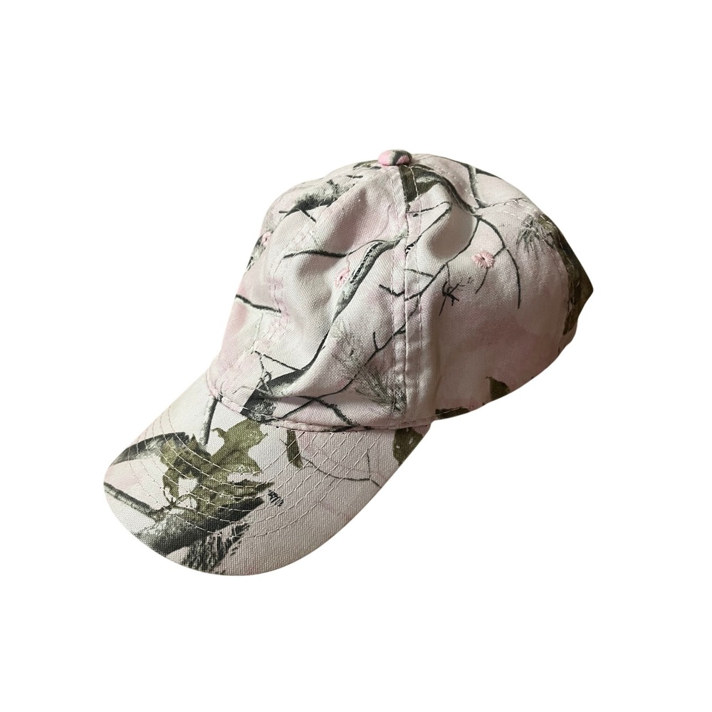 Pink Strapback Hat Camo Adjustable Adult Size Hunting Outdoor Ball Cap Womens